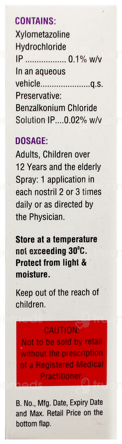Mucoris 0.1% Adult Nasal Spray 10Ml