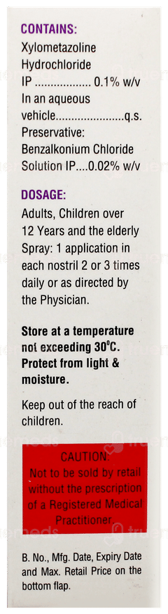 Mucoris 0.1% Adult Nasal Spray 10Ml