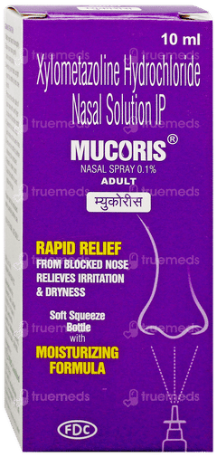 Mucoris 0.1% Adult Nasal Spray 10Ml
