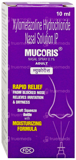 Mucoris 0.1% Adult Nasal Spray 10Ml
