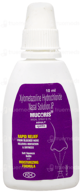 Mucoris 0.1% Adult Nasal Spray 10Ml