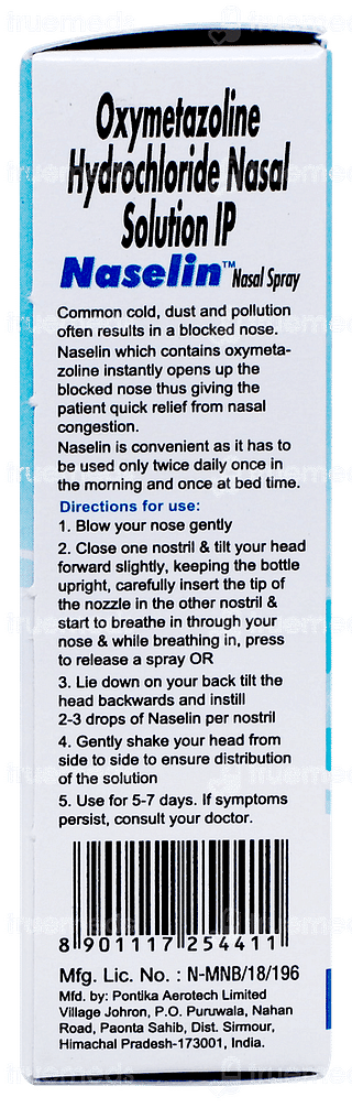 Naselin Nasal Spray 10ml