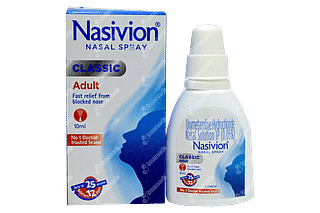 Nasivion Classic Adult 0.05 % Nasal Spray 10 ML