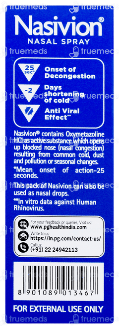 Nasivion Classic Adult Nasal Spray 10ml Nasivion Classic Adult Nasal Spray 10ml