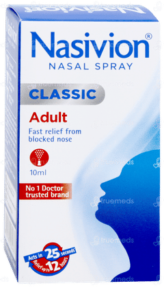 Nasivion Classic Adult Nasal Spray 10ml Nasivion Classic Adult Nasal Spray 10ml