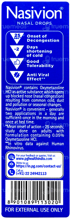 Nasivion Child Nasal Drops 10Ml