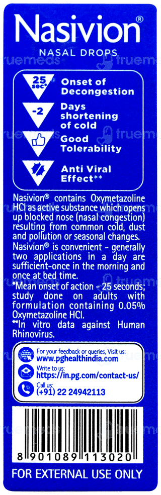 Nasivion Child Nasal Drops 10Ml