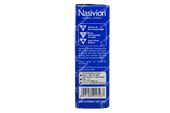 Nasivion Adult 0.05 % Nasal Spray 10ml Nasivion Adult 0.05 % Nasal Spray 10ml