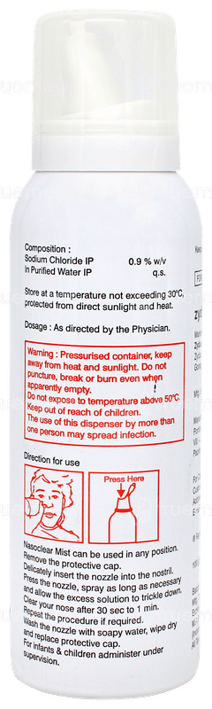 Nasoclear Mist Nasal Spray 100ml Nasoclear Mist Nasal Spray 100ml