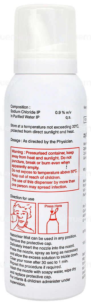 Nasoclear Mist Nasal Spray 100ml