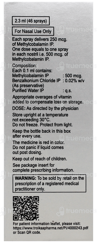 Nasocobal Nasal Spray 2.3ml