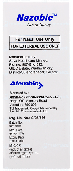 Nazobic Nasal Spray 6gm
