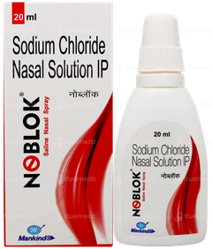 Noblok Saline Nasal Spray 20Ml