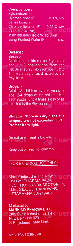 Nosikind 0.1% Nasal Solution 10Ml Nosikind 0.1% Nasal Solution 10Ml