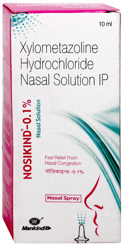 Nosikind 0.1% Nasal Solution 10Ml Nosikind 0.1% Nasal Solution 10Ml
