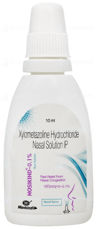 Nosikind 0.1% Nasal Solution 10Ml