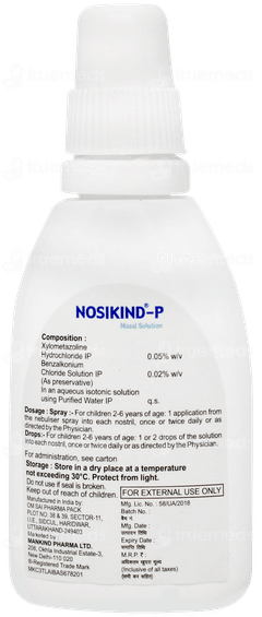 Nosikind P Nasal Solution 10ml Nosikind P Nasal Solution 10ml