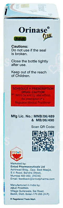 Orinase Oxy Adult Nasal Spray 10Ml