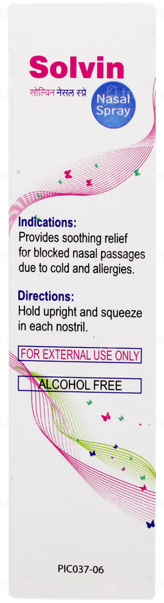 Solvin Nasal Spray 20ml