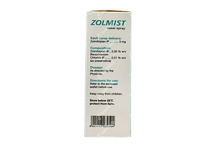 Zolmist 5 MG Nasal Spray 7 Mdi