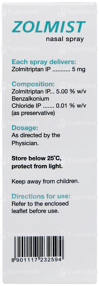 Zolmist Nasal Spray 7mdi