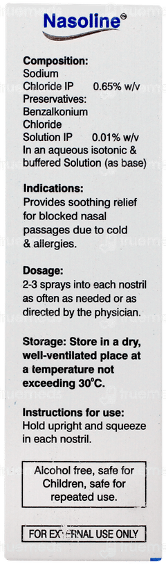 Nasoline Nasal Spray 10ml
