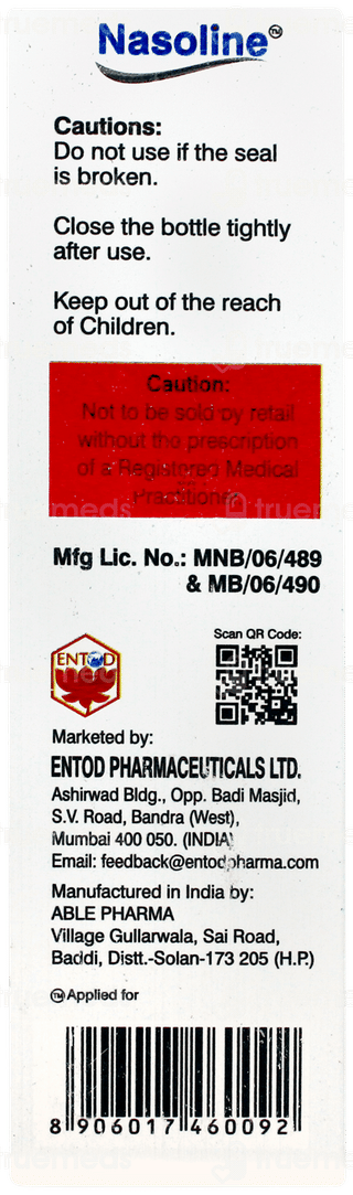 Nasoline Nasal Spray 10ml