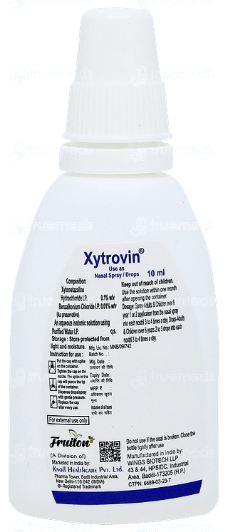 Xytrovin Nasal Spray 10ml