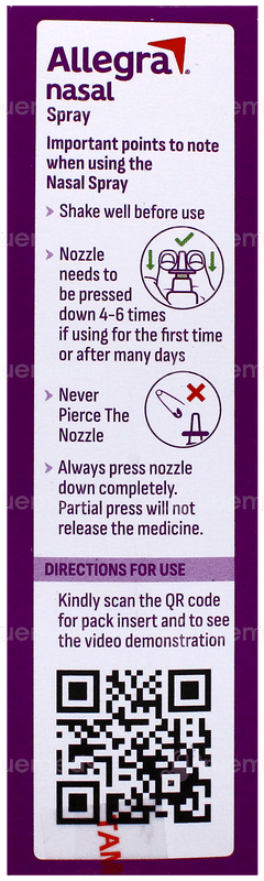 Allegra Nasal Spray 6Gm