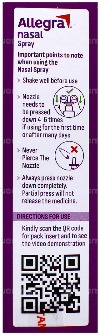 Allegra Nasal Spray 6Gm