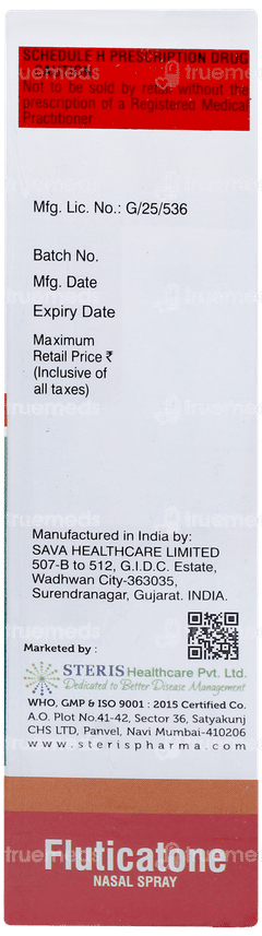 Fluticatone Nasal Spray 6gm