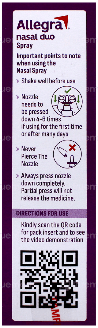 Allegra Nasal Duo Spray 7Gm