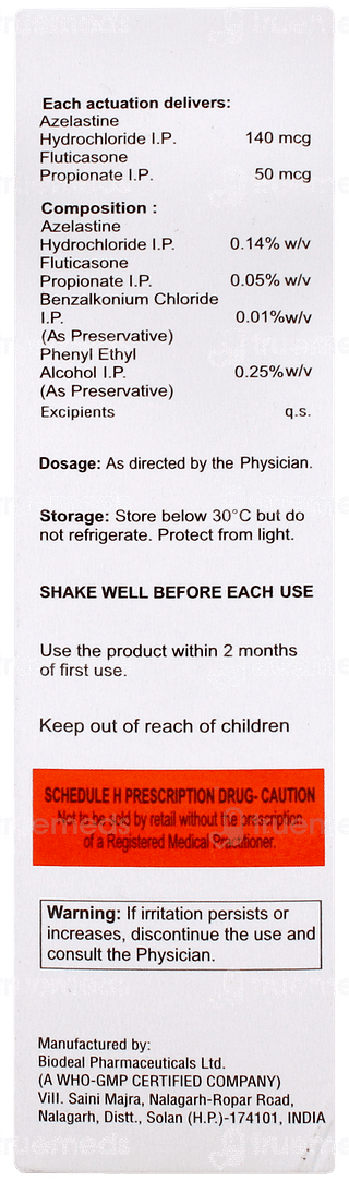Nazohist F Nasal Spray 10ml