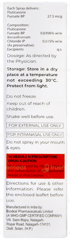 Flutiways Nasal Spray 16gm