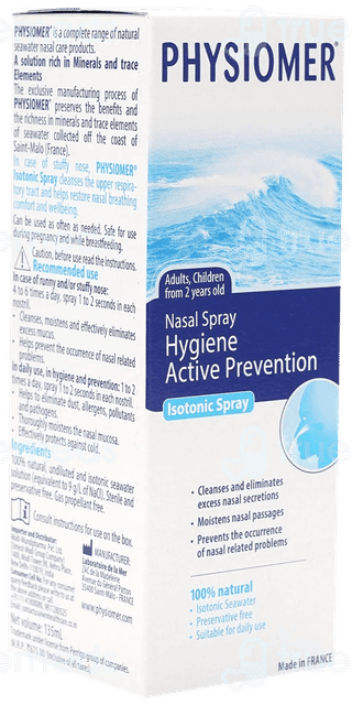 Physiomer Nasal Cleansing Isotonic Spray 135ml
