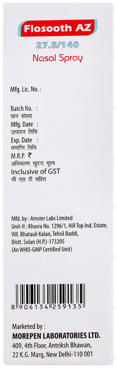 Flosooth Az Nasal Spray 9.8ml