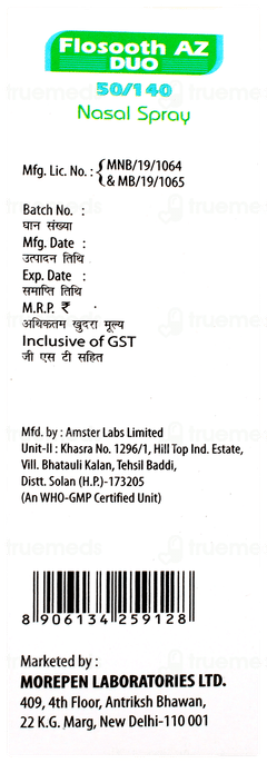 Flosooth Az Duo Nasal Spray 9.8ml