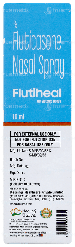 Flutiheal Nasal Spray 10ml Flutiheal Nasal Spray 10ml