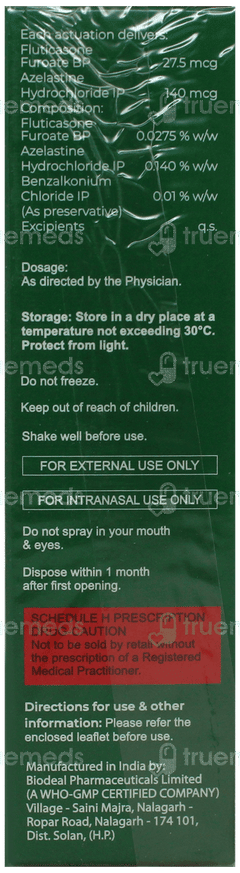 Flutiways Az Nasal Spray 7Gm