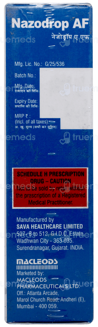 Nazodrop Af Nasal Spray 9.8gm