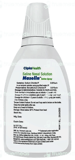 Naselin Saline Spray 20ml