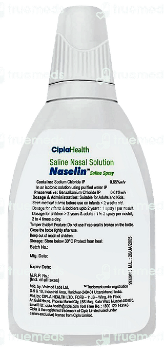 Naselin Saline Spray 20ml