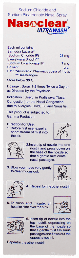 Nasoclear Ultra Wash Nasal Spray 100ml