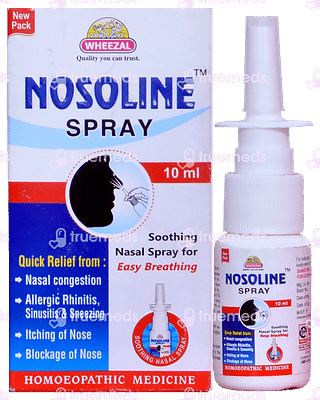 Wheezal Nosoline Nasal Spray 10 ML