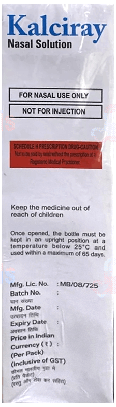 Kalciray Nasal Spray 6Ml