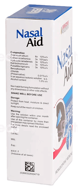 Baksons Nasal Aid Spray 10Ml