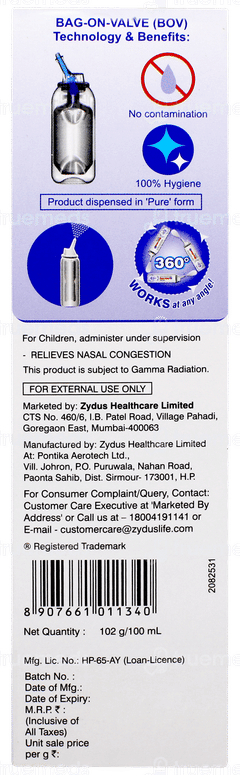 Nasoclear Hd Nasal Spray 100ml