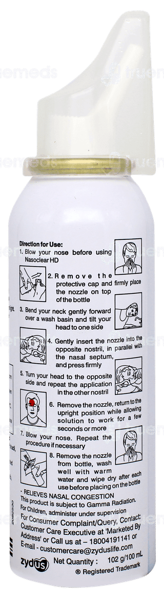Nasoclear Hd Nasal Spray 100ml