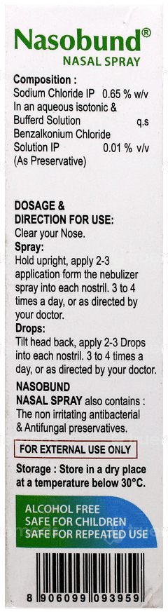 Nasobund Nasal Spray 10Ml