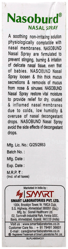 Nasobund Nasal Spray 10Ml